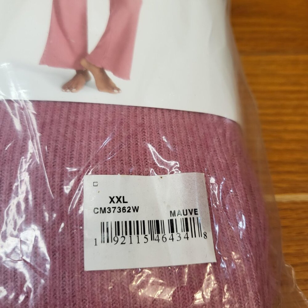 BB Dakota Ribbed 2 Piece Lounge Set XXL Mauve New - Picture 4 of 5